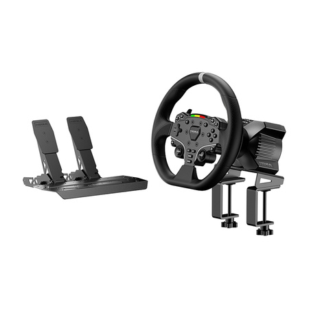 Gaming set - R3 base + ES steering wheel + SRP-Lite pedals + clamps Moza Racing R3 RS074 (PC) Gaming set - R3 base + ES steering wheel + SRP-Lite pedals + clamps Moza Racing R3 RS074 (PC)